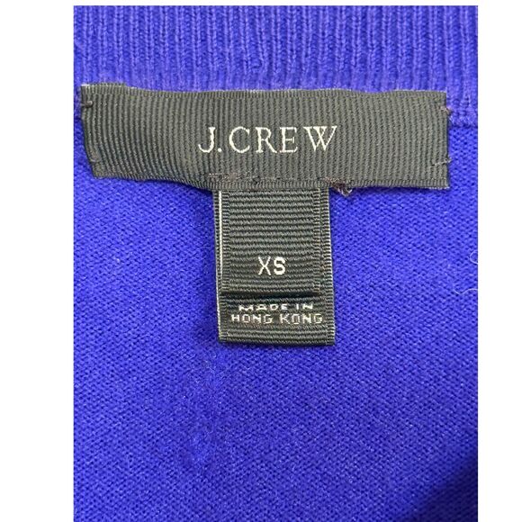 J.Crew Striped Button Cardigan Sweater XS Blue Red Preppy Classic - Picture 4 of 5